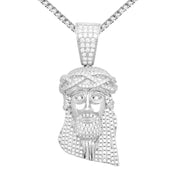 925 sterling silver VVS1 moissanite jesus piece pendant™