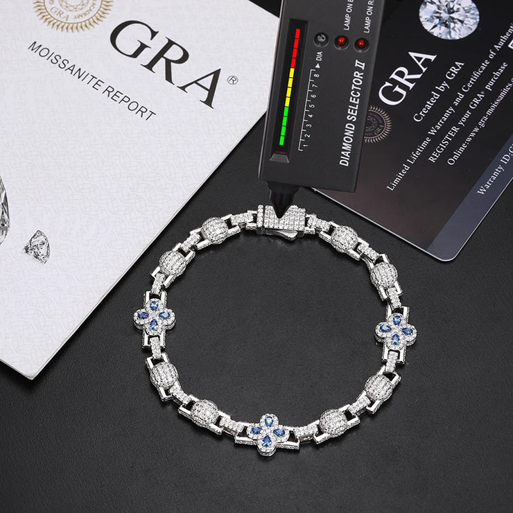 https://javiergems.com/products/925-sterling-silver-vvs1-moissanite-cuban-link-blue-flower-chain-and-bracelet™