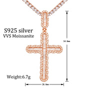 https://javiergems.com/products/925-sterling-silver-vvs1-moissanite-baguette-cut-cross-pendant™