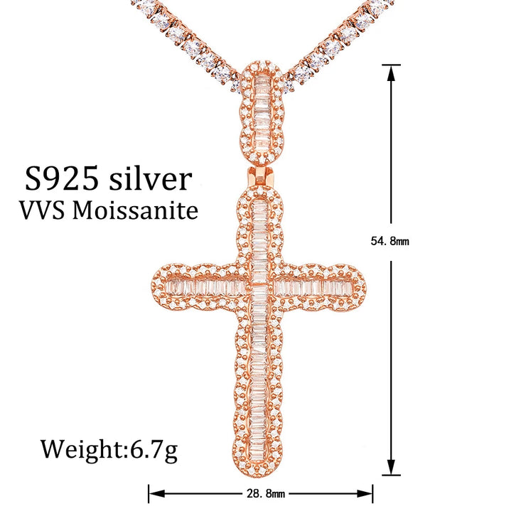https://javiergems.com/products/925-sterling-silver-vvs1-moissanite-baguette-cut-cross-pendant™